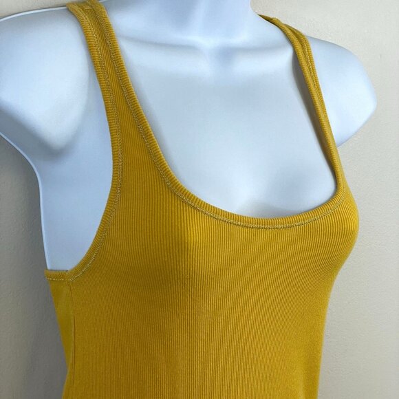Vintage Y2K Mudd Womens Layering Tank Top Medium Mid Length Elena Ribbed Stretch - Picture 2 of 9